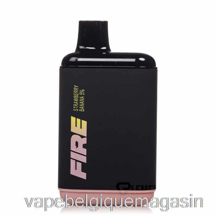 Vape Juice Fire Xl 6000 Fraise Banane Jetable